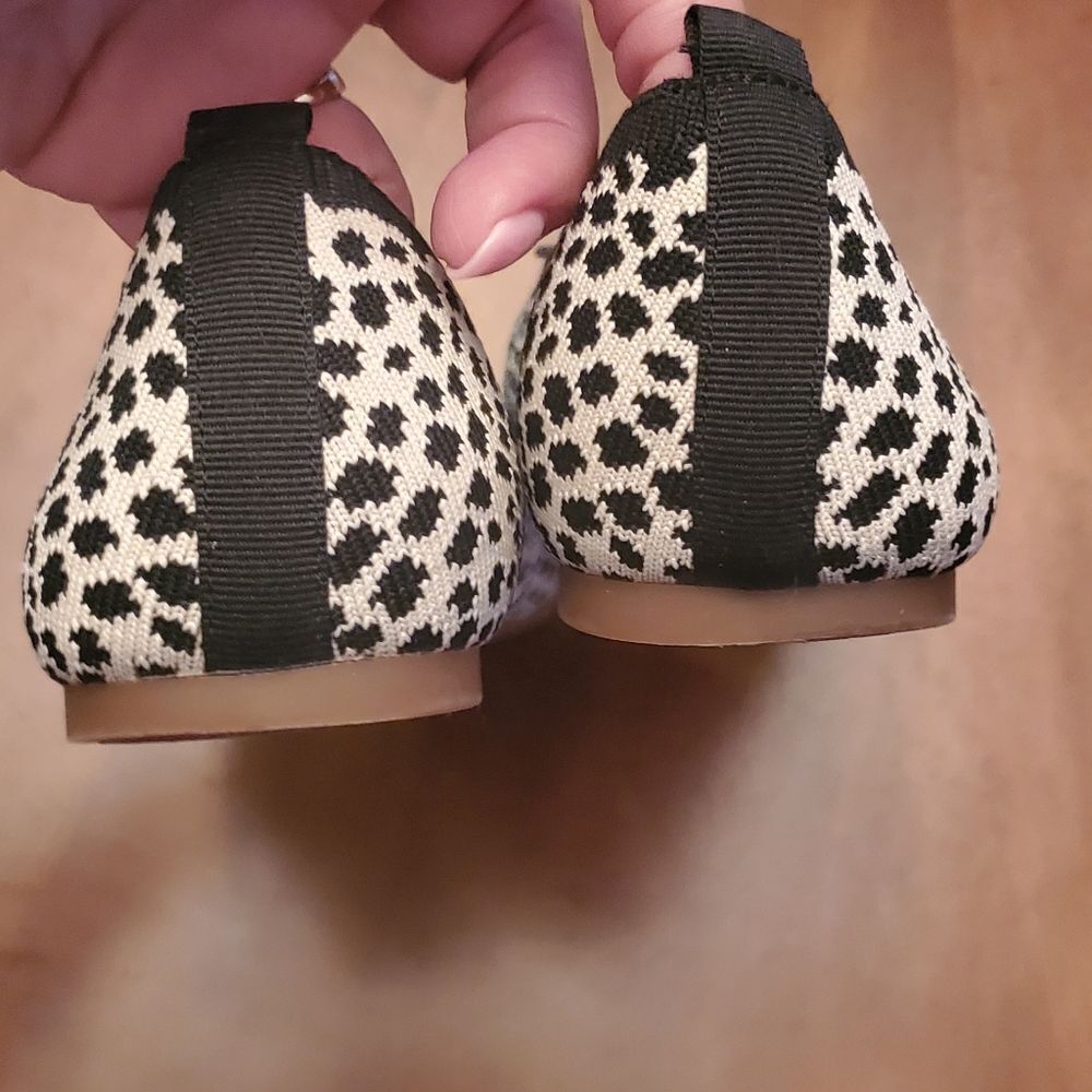 Gianni Bini Black and Cream Washable Ballet Flats - Size 8.5 - Picture 3 of 6